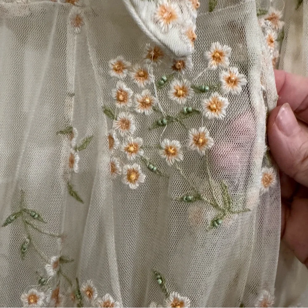 Free People Embroidered Holding On Convertible Maxi Dress - Picture 12 of 15